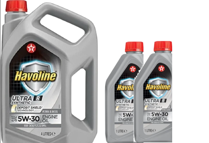 Моторное масло Texaco Havoline Ultra R 5W-30 6л (комплект 4л+1л+1л)