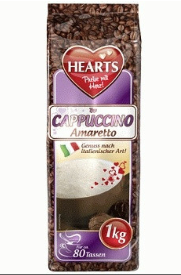 Капучино растворимый Hearts amaretto 1кг