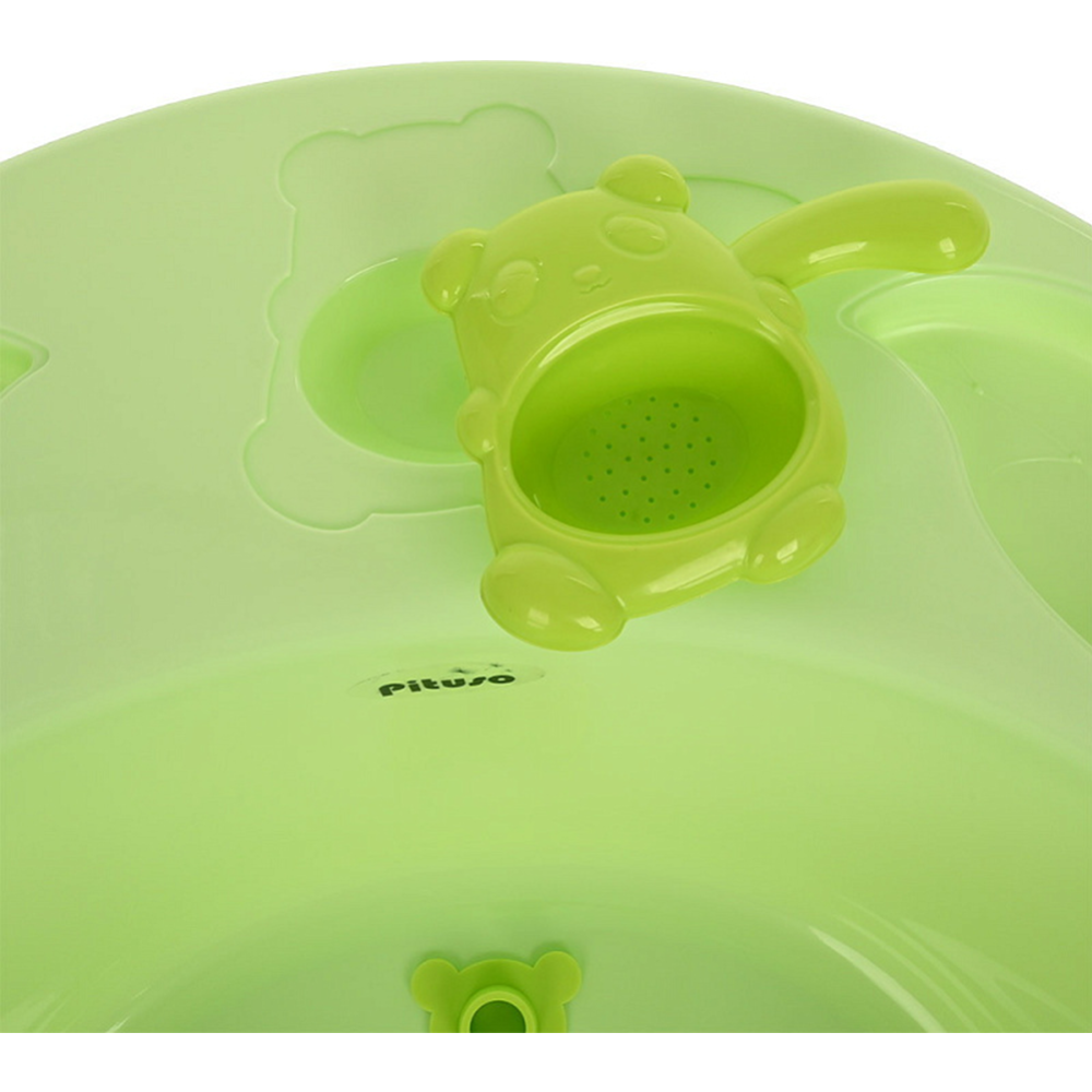 Ванночка детская с горкой для купания «Pituso» FG145-Green, зеленый, 89х50х21.5 см