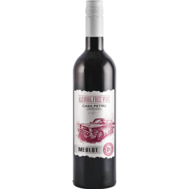 Вино безалкогольное «Casa petru» Merlot, красное, полусладкое, 0.75