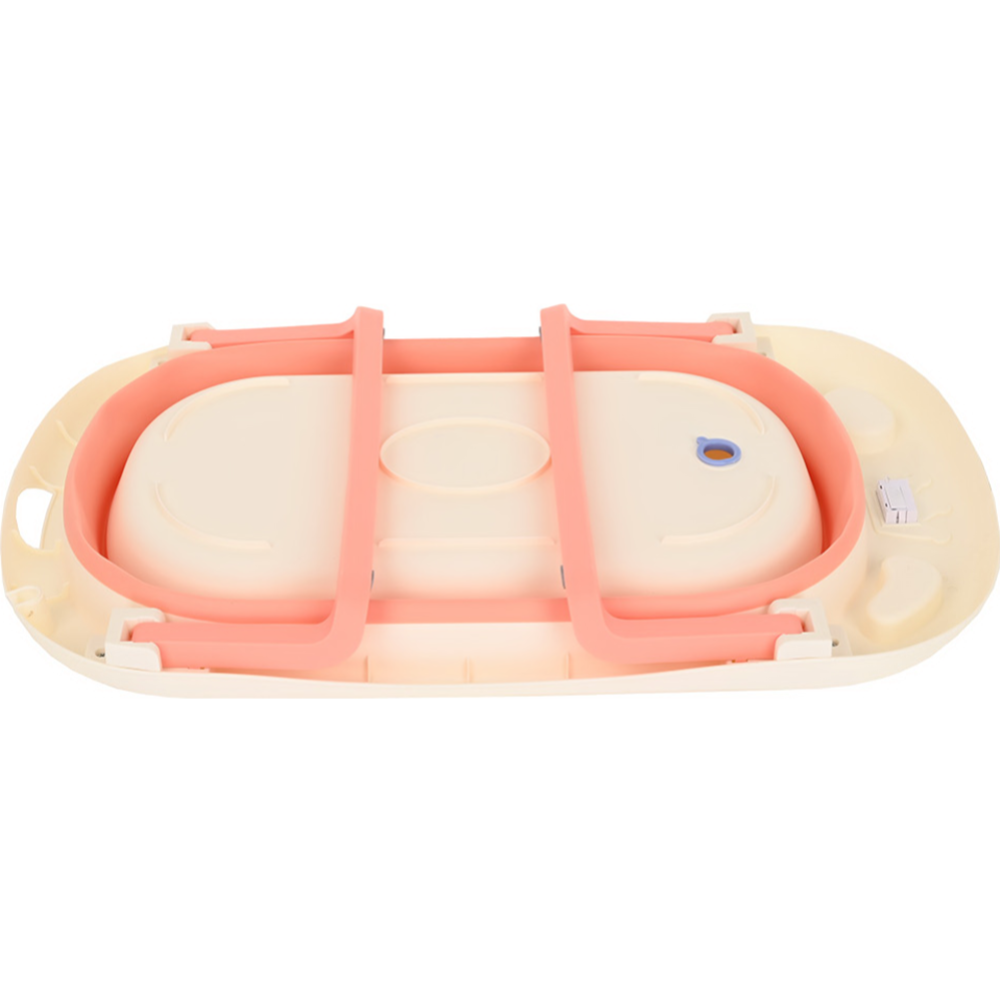 Ванночка детская «Pituso» складная, встроенный термометр, FG1120-Pink, персик, 81.5х46х20 см