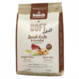 Полувлажный корм для собак Bosch SOFT Adult (Бош Софт Утка с картофелем)  2,5кг