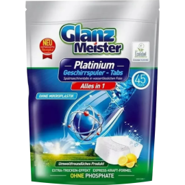 Таблетки для посудомоечных машин «GlanzMeister» Platinium, 45 шт
