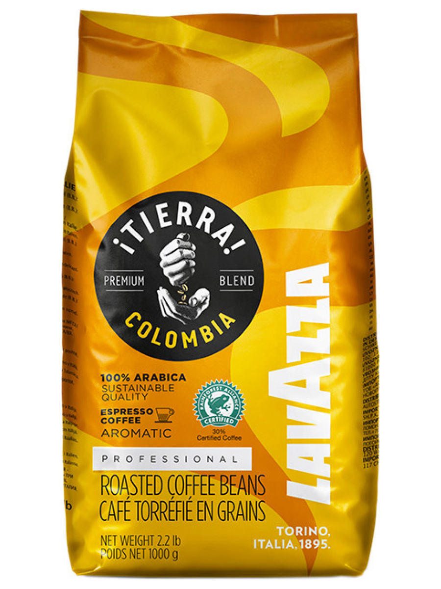 Кофе в зернах "Lavazza" Tierra Colombia, 1 кг