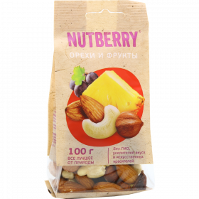 Смесь орехов и су­хо­фрук­тов «Nutberry» 100 г