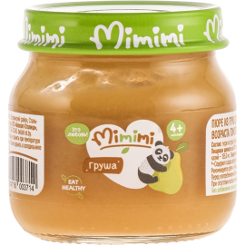 Пюре фруктовое фруктовое «Mimimi» из груш, 80 г