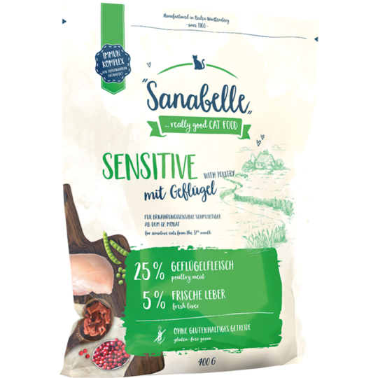 Корм для кошек «Sanabelle Sensitive Poultry» 400 г