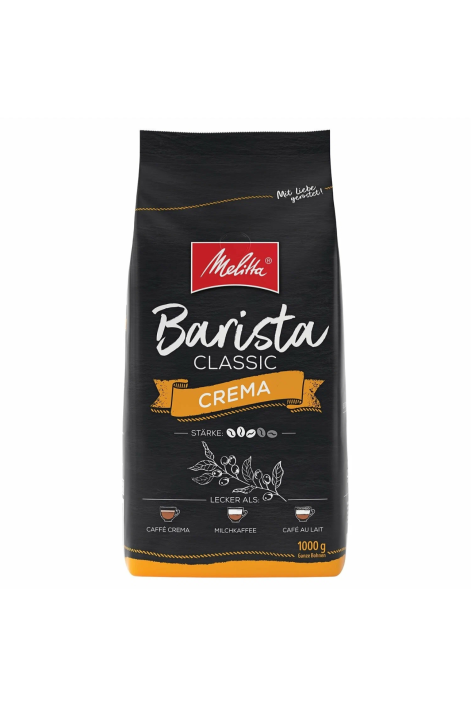 Кофе в зернах Melitta barista classic crema 1кг