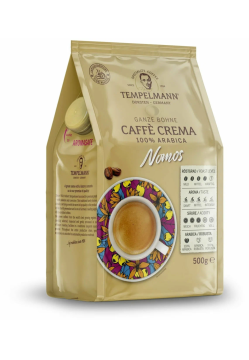 Кофе в зернах Tempelmann Nomos caffe crema 500гр