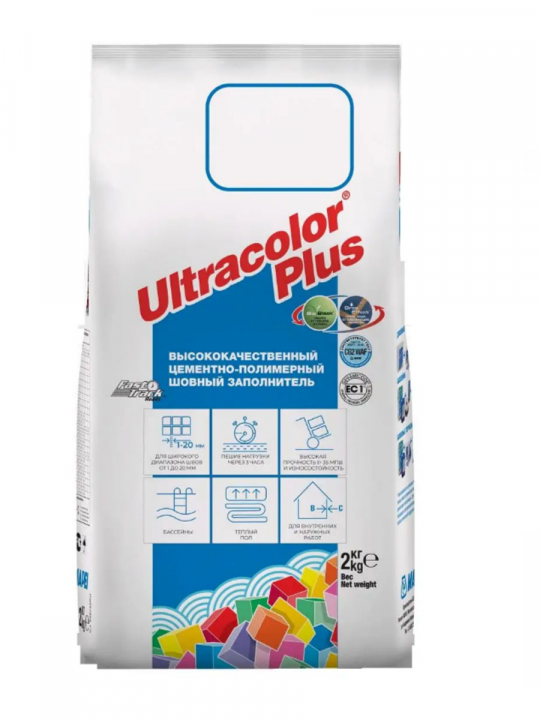 Фуга Mapei Ultra Color Plus N111 (2кг, светло-серый)