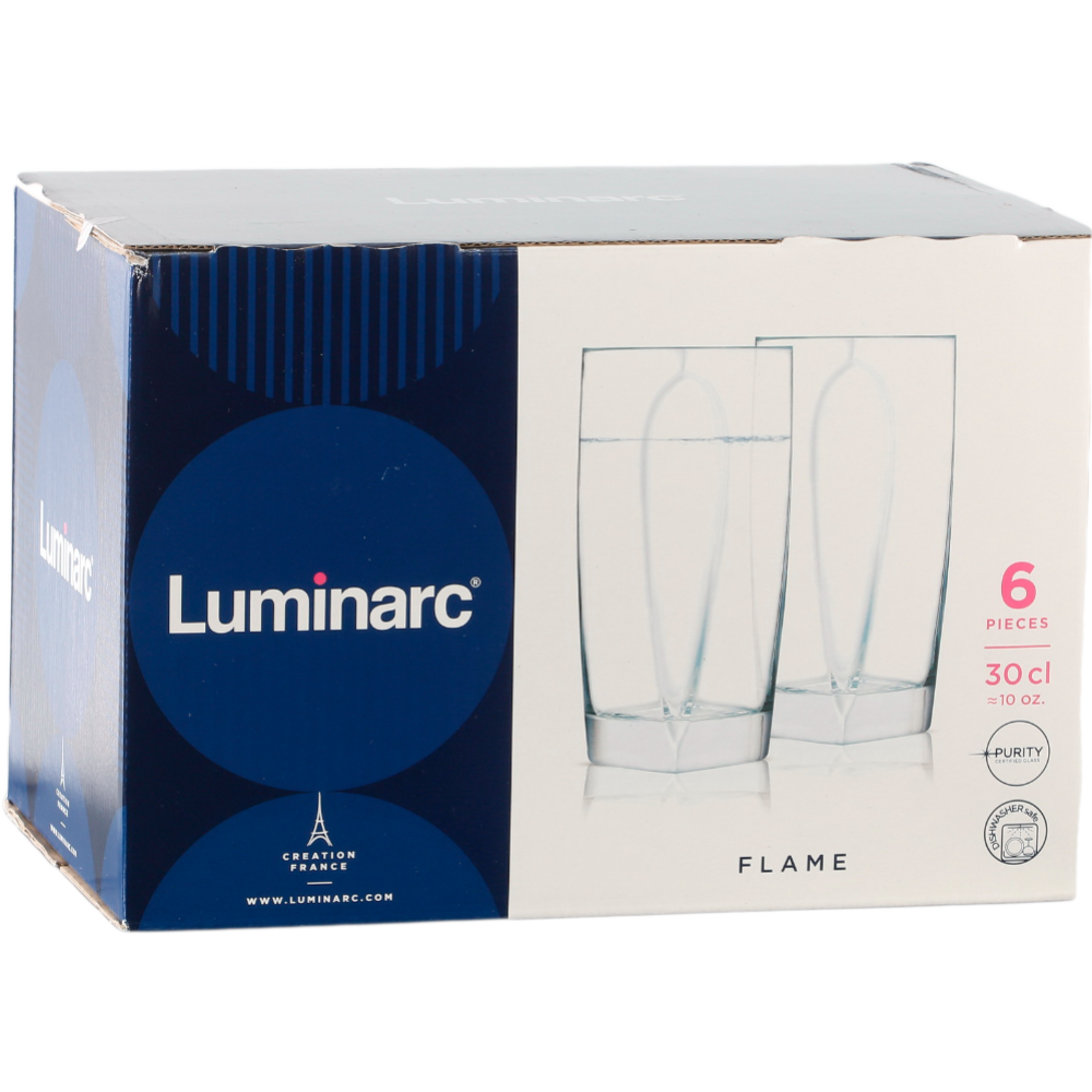 Набор стаканов «Luminarc» Flame 6 шт, 300 мл