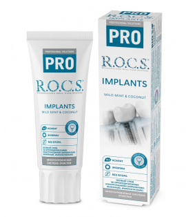 Зубная паста  "R.O.C.S. PRO Implants", 74 г