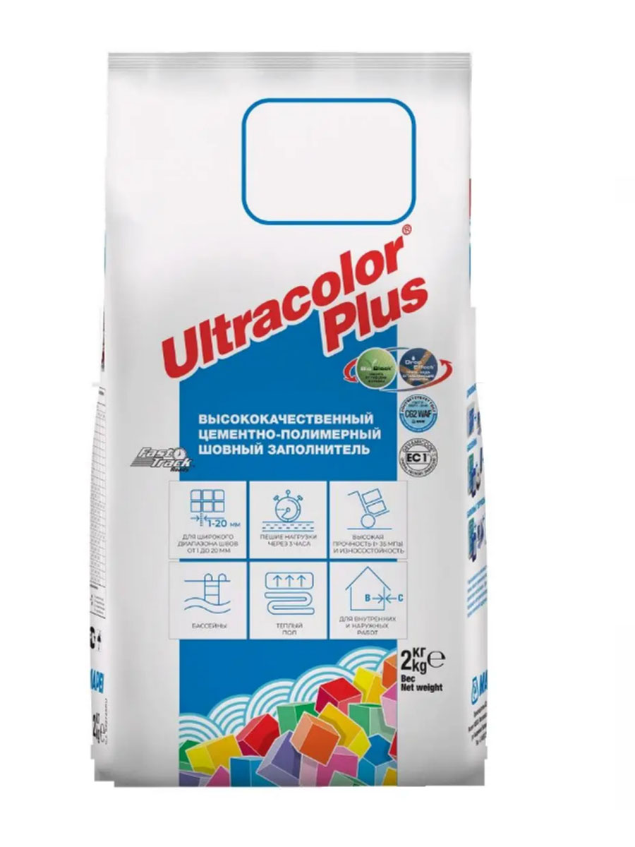 Фуга Mapei Ultra Color Plus N114 (2кг, антрацит)