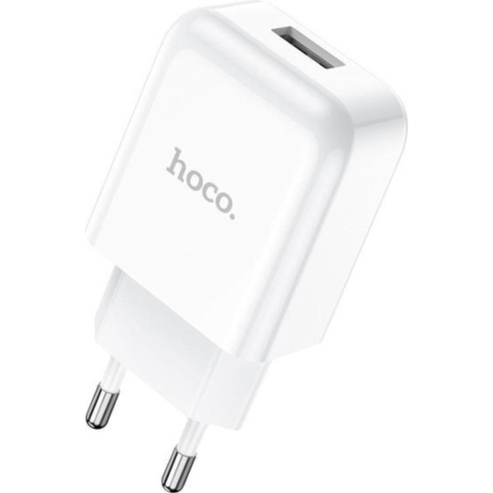 Сетевое зарядное устройство «Hoco» N2 USB, белый