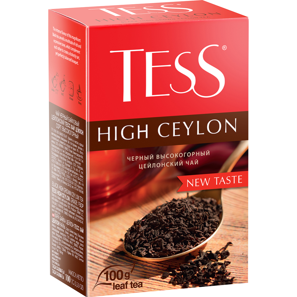 Чай черный байховый «Tess» High Ceylon, 100 г #0