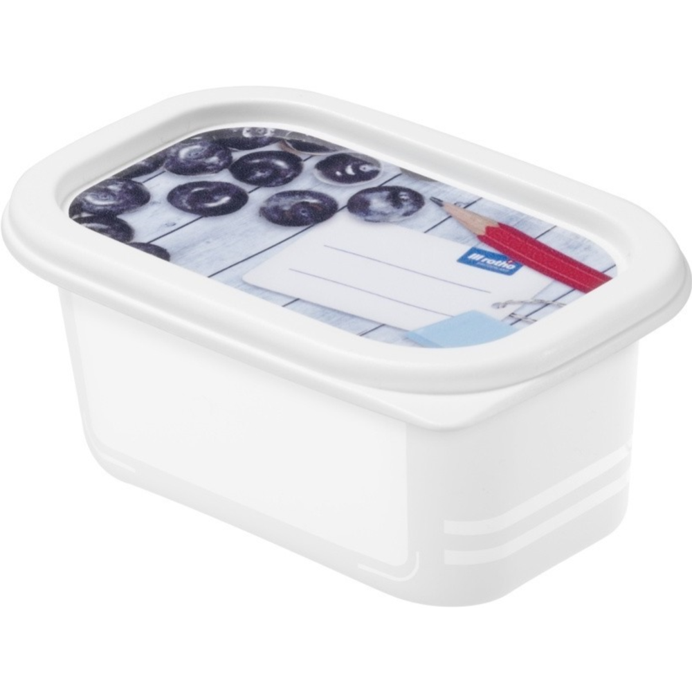 Набор контейнеров для глубокой заморозки «Rotho» Domino, белый, 1755010233, 4 x 0.2 л