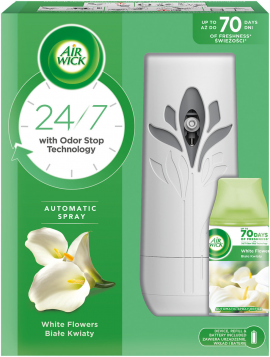 Ав­то­ма­ти­че­ский осве­жи­тель воз­ду­ха «Air Wick» Freshmatic White Flowers 250 мл