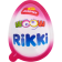 Кондитерское яйцо «Rikki» с игрушкой для девочек, 20 г.