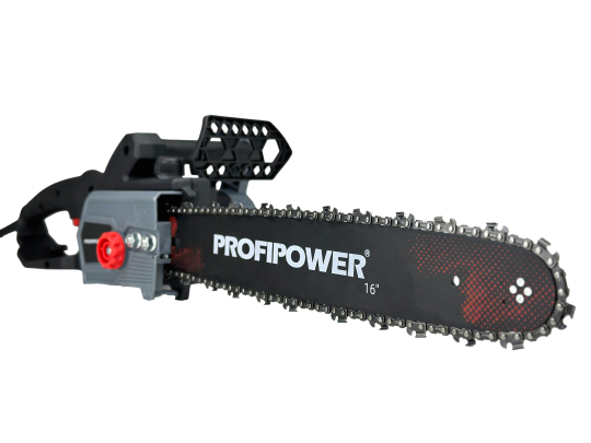 Сетевая пила цепная ProfiPower PEC-2200, 16", 2200 Вт, с механической подачей масла