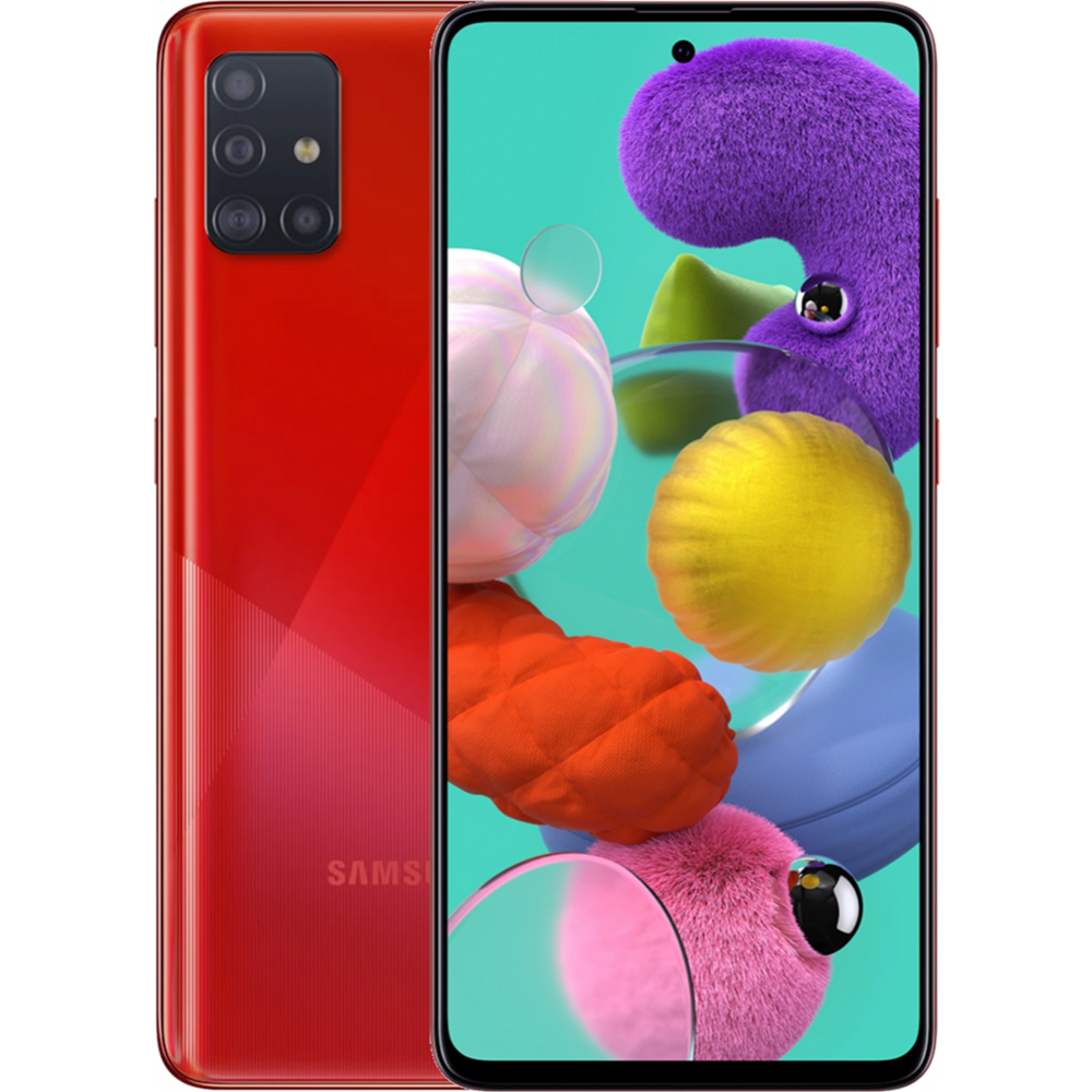 Смартфон «Samsung» SM-A515FZRMSER, красный, уцененный