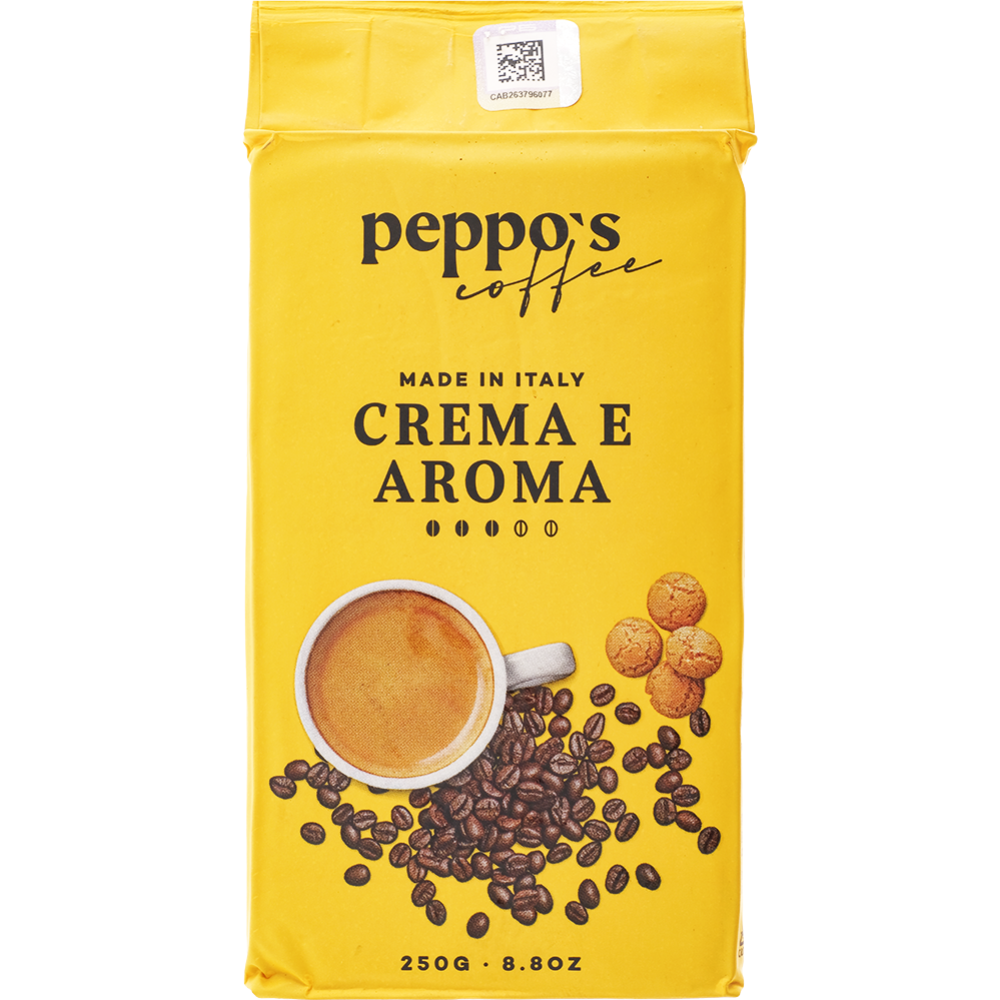 Кофе молотый «Peppo's» Crema E Aroma, 250 г #0