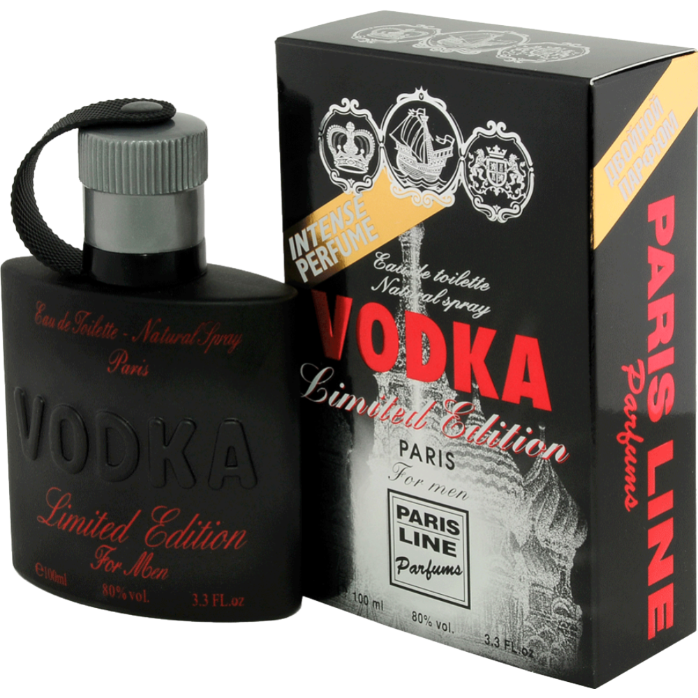 Туалетная вода мужская «Paris Line» Vodka Limited Edition,100 мл