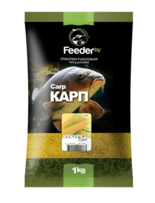 Прикормка Feeder.by Carp Карп Corn Кукуруза 3 кг (копия)