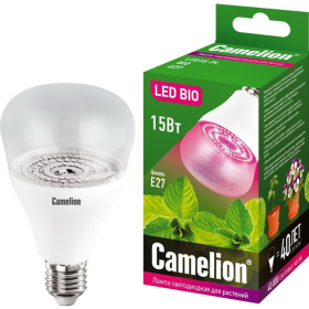 Све­то­ди­од­ная лампа для рас­те­ний «Camelion» 12770, LED15-PL/BIO/E27
