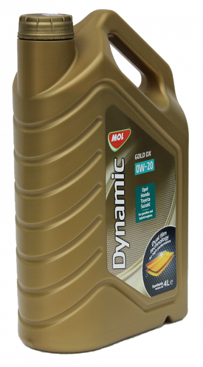 Синтетическое моторное масло MOL Dynamic Gold DX 0W-20 (4л)