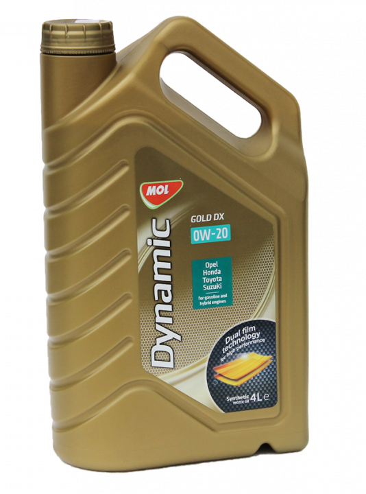 Синтетическое моторное масло MOL Dynamic Gold DX 0W-20 (4л)