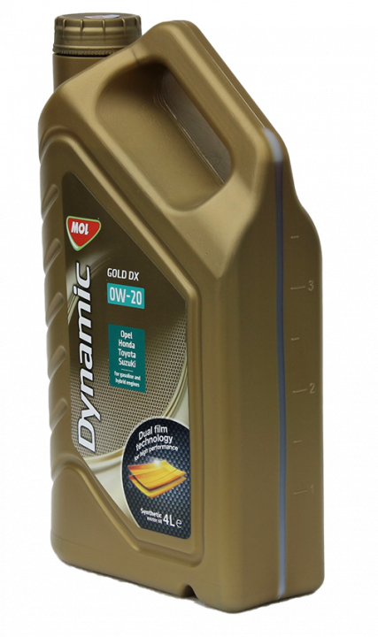 Синтетическое моторное масло MOL Dynamic Gold DX 0W-20 (4л)