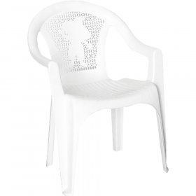 Дет­ское кресло «Стан­дарт Пла­стик Групп» белый, 380х350х535 мм