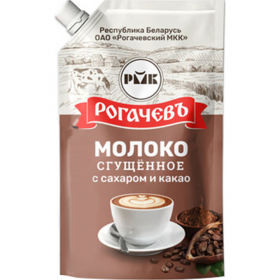 Молоко  сгу­щен­ное «Ро­га­чевЪ» с са­ха­ром и какао 7,5%, 270 г