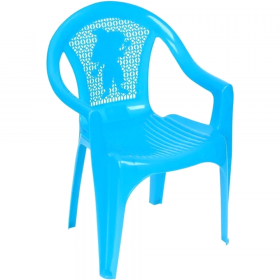 Дет­ское кресло «Стан­дарт Пла­стик Групп» го­лу­бой, 380х350х535 мм