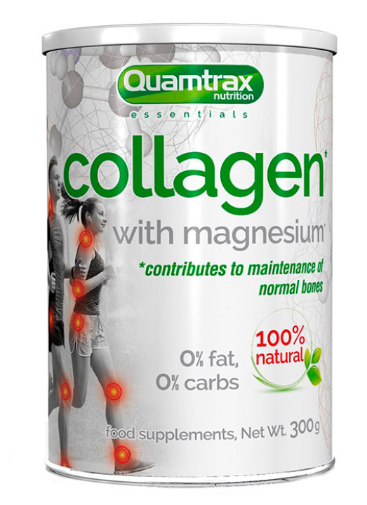 Коллаген Quamtrax Collagen With Magnesium, 300 гр (без вкуса)