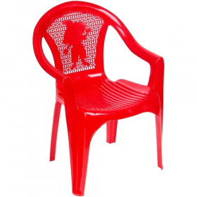 Дет­ское кресло «Стан­дарт Пла­стик Групп» крас­ный, 380х350х535 мм