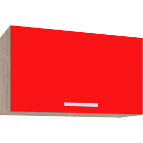 Шкаф под вы­тяж­ку «Ин­тер­ли­ни­я» Мила, ВШГ 60-360, крас­ный