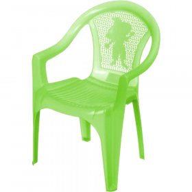 Дет­ское кресло «Стан­дарт Пла­стик Групп» са­ла­то­вый, 380х350х535 мм