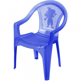 Дет­ское кресло «Стан­дарт Пла­стик Групп» синий, 380х350х535 мм