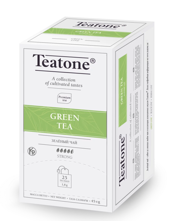 Зеленый чай TEATONE,25шт