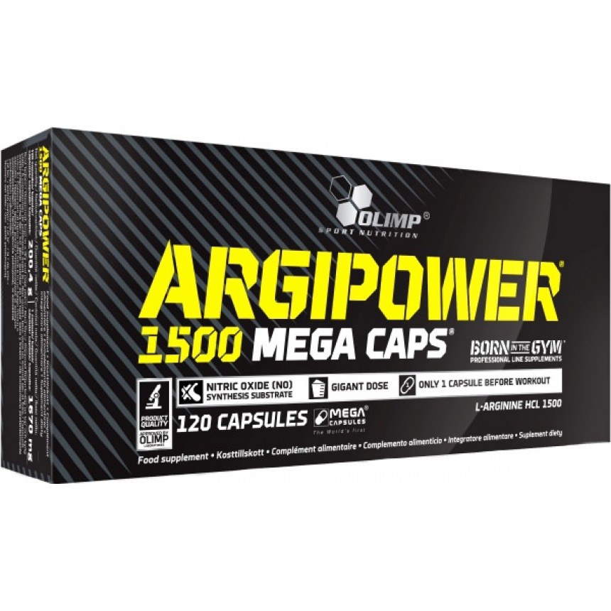 Аргинин Olimp Argipower 1500 Mega Caps (120 капс)