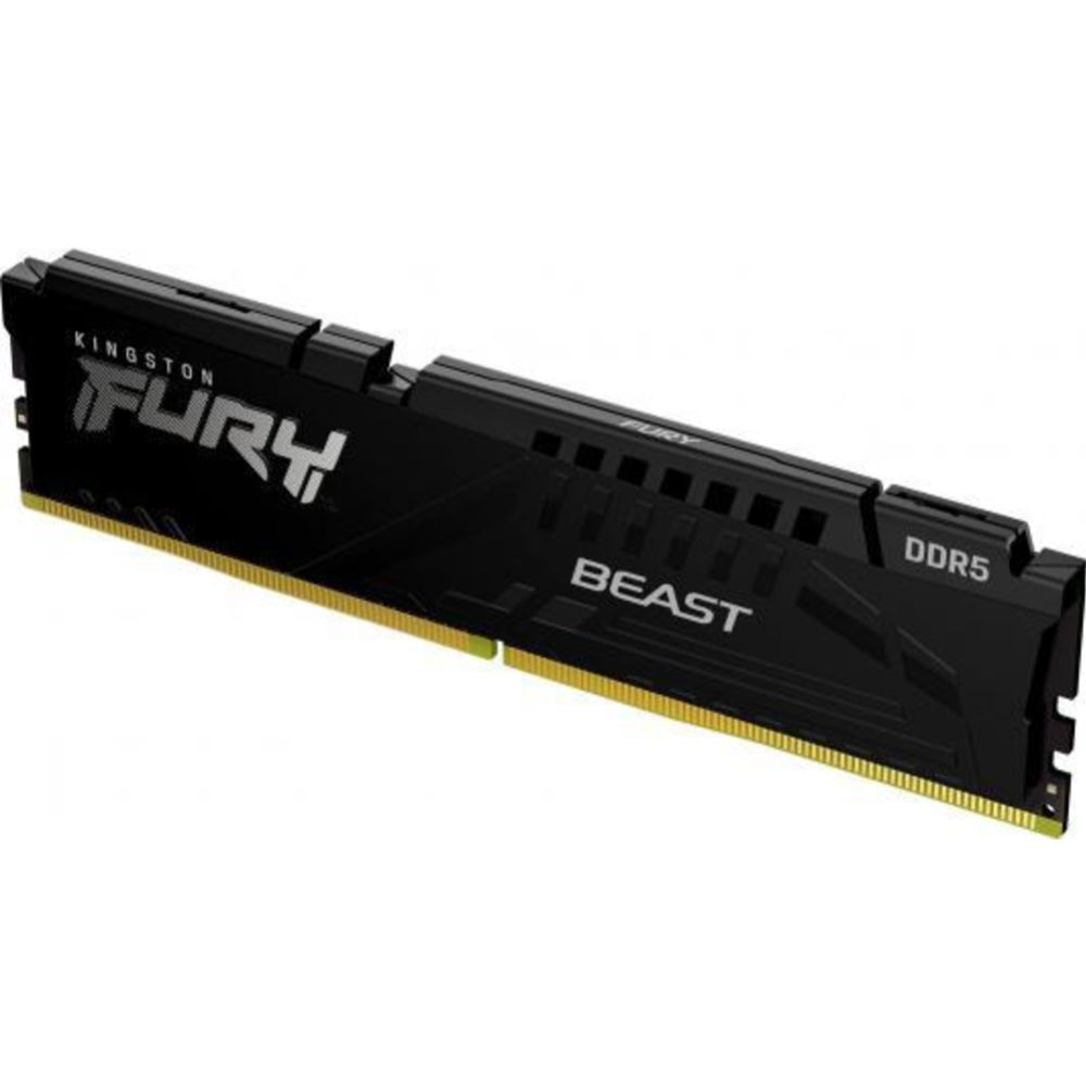 Оперативная память «Kingston» 16GB PC-41600 DDR5-5200 FURY Beast, KF552C40BB-16 Black CL-40