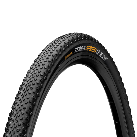 Велосипедная покрышка Continental 700x35C (35-622) Terra Speed ProTectionl, Cross/Gravel (складная, чёрный)