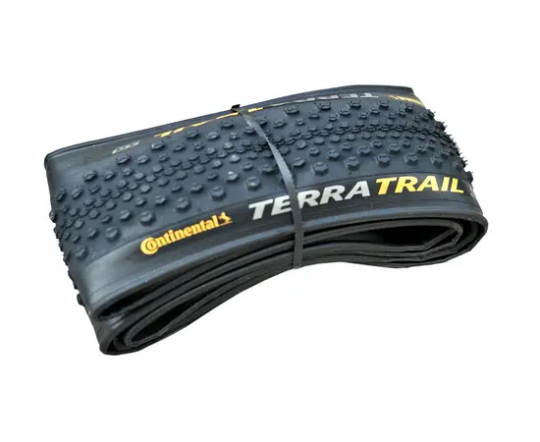 Велосипедная покрышка Continental 700x35C (35-622) Terra Speed ProTectionl, Cross/Gravel (складная, чёрный)