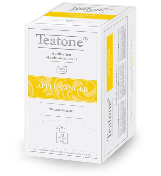 Чайный напиток Яблоко-Имбирь Teatone,25шт