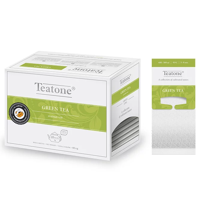 Зеленый чай TEATONE,(20шт*4г)