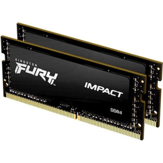 Оперативная память «Kingston» 32GB, 2x16GB PC-23400 DDR4-2933 Fury Impact, KF429S17IB1K2/32 CL17