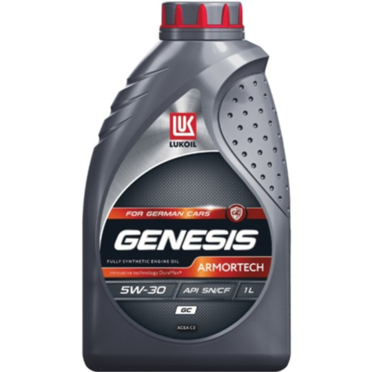 Масло моторное «Lukoil» Genesis Armortech GC 5W-30, синтетическое, 4 л