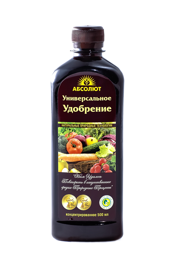 Удобрение универсальное АБСОЛЮТ концентрированное, 500 мл.