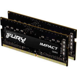 Оперативная память «Kingston» 32GB, 2x16GB PC4-25600 DDR4-3200 Fury Impact, KF432S20IBK2/32 CL20